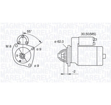 Startér MAGNETI MARELLI 063521120410