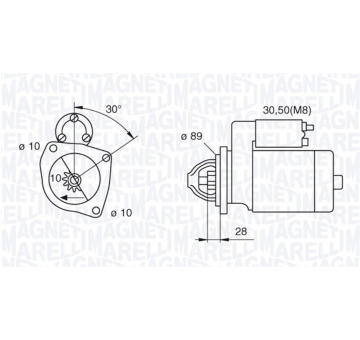 Startér MAGNETI MARELLI 063522188120