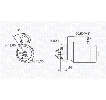 Startér MAGNETI MARELLI 063523620760