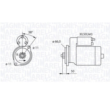 Startér MAGNETI MARELLI 063521240220
