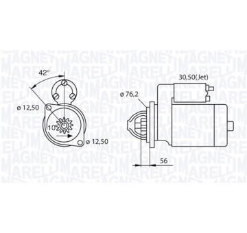 Startér MAGNETI MARELLI 063521250420