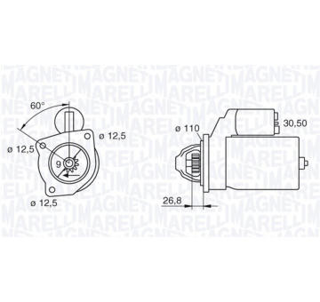 Startér MAGNETI MARELLI 063216731010