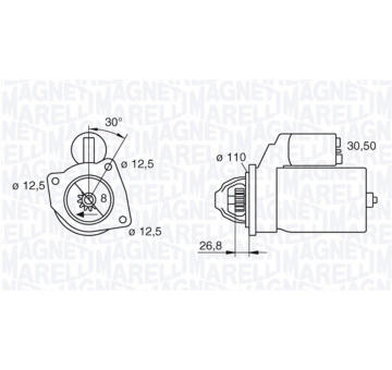 Startér MAGNETI MARELLI 063216851010