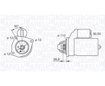 Startér MAGNETI MARELLI 063217154010