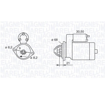 Startér MAGNETI MARELLI 063522604010