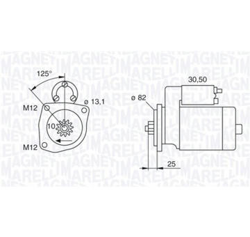 Startér MAGNETI MARELLI 063522609010