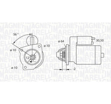 Startér MAGNETI MARELLI 063523622010