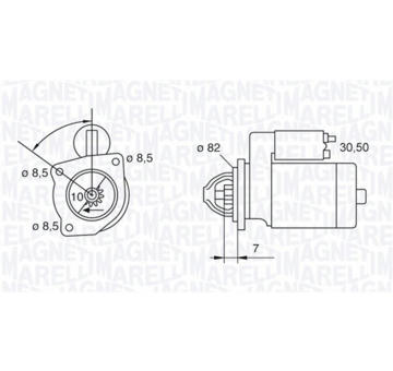 Startér MAGNETI MARELLI 063523626010