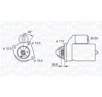 Startér MAGNETI MARELLI 063216741010