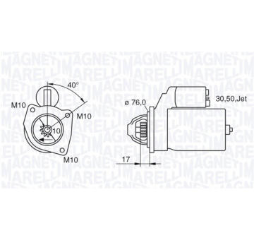 Startér MAGNETI MARELLI 063280005010