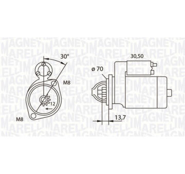 Startér MAGNETI MARELLI 063191007010