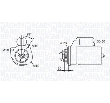 Startér MAGNETI MARELLI 063280010010