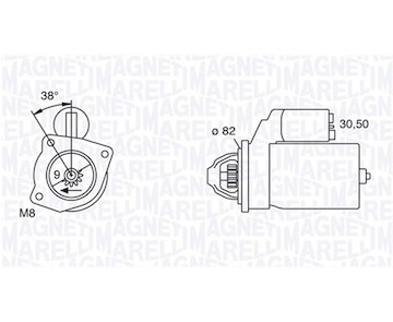 Startér MAGNETI MARELLI 063114014010