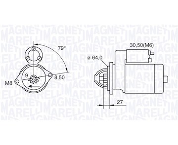 Startér MAGNETI MARELLI 063280045010