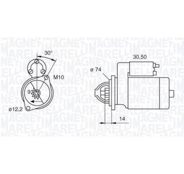 Startér MAGNETI MARELLI 063280055010