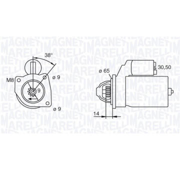 Startér MAGNETI MARELLI 063101015010