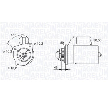 Startér MAGNETI MARELLI 063206834010