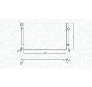 Chladič, chlazení motoru MAGNETI MARELLI 350213166900