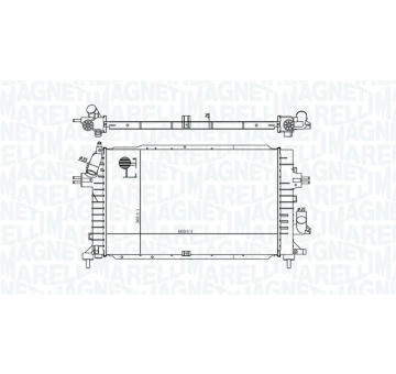 Chladič, chlazení motoru MAGNETI MARELLI 350213176100