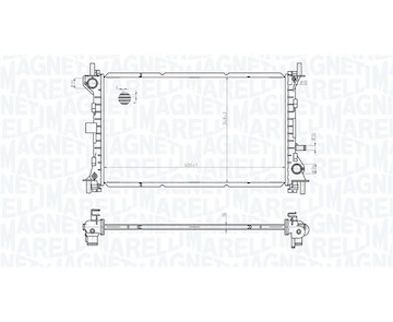Chladič, chlazení motoru MAGNETI MARELLI 350213178100