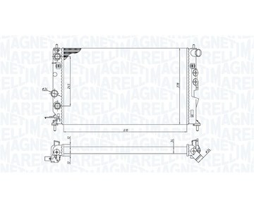 Chladič, chlazení motoru MAGNETI MARELLI 350213190300