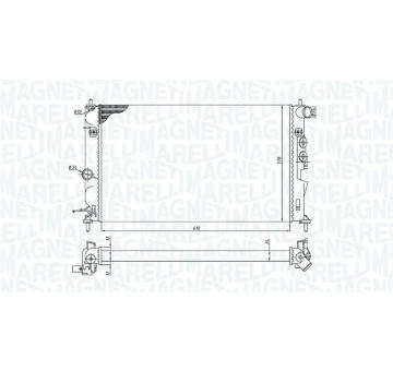 Chladič, chlazení motoru MAGNETI MARELLI 350213190600
