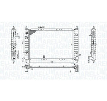 Chladič motora MAGNETI MARELLI 350213197800