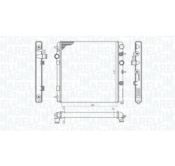 Chladič, chlazení motoru MAGNETI MARELLI 350213198700