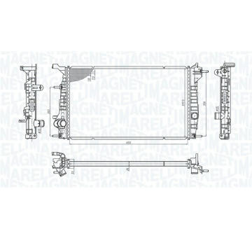Chladič, chlazení motoru MAGNETI MARELLI 350213200600