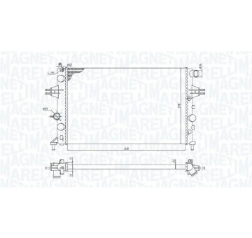 Chladič, chlazení motoru MAGNETI MARELLI 350213970000