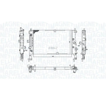 Chladič motora MAGNETI MARELLI 350213972000