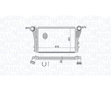 Chladič turba MAGNETI MARELLI 351319204030