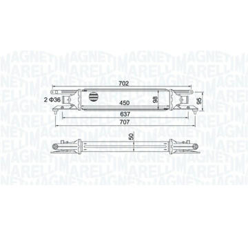 chladič turba MAGNETI MARELLI 351319204090