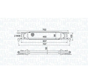 chladič turba MAGNETI MARELLI 351319204110