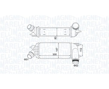 Chladič turba MAGNETI MARELLI 351319204140