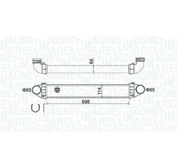 chladič turba MAGNETI MARELLI 351319204210