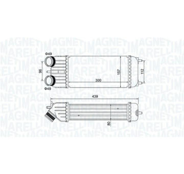 chladič turba MAGNETI MARELLI 351319204250