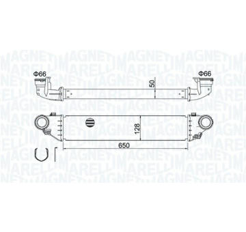 Chladič turba MAGNETI MARELLI 351319204280