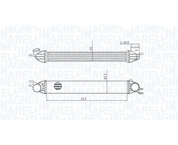 Chladič turba MAGNETI MARELLI 351319204290