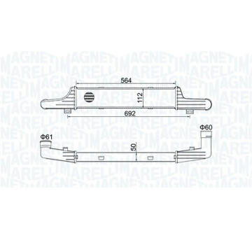 chladič turba MAGNETI MARELLI 351319204330