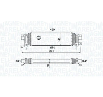 chladič turba MAGNETI MARELLI 351319204380