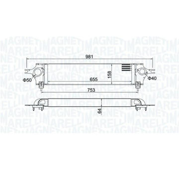 Chladič turba MAGNETI MARELLI 351319204390