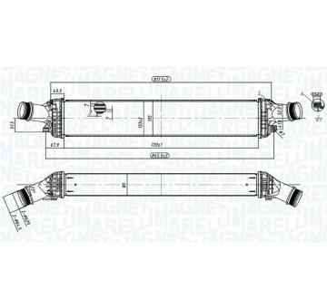 Chladič turba MAGNETI MARELLI 351319204430