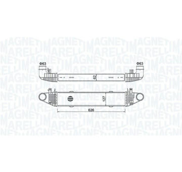 chladič turba MAGNETI MARELLI 351319204540