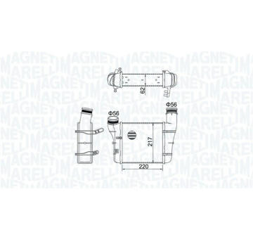 Chladič turba MAGNETI MARELLI 351319204580