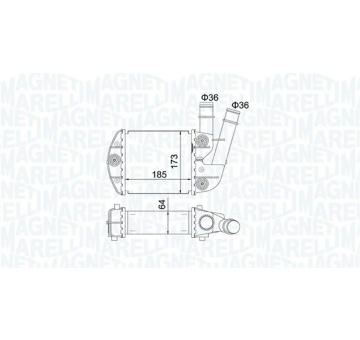 chladič turba MAGNETI MARELLI 351319204620