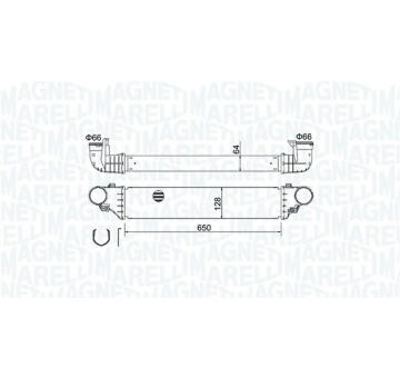 chladič turba MAGNETI MARELLI 351319204640