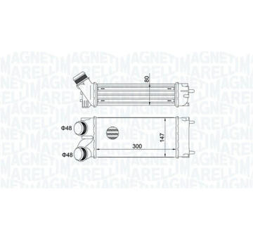 chladič turba MAGNETI MARELLI 351319204670
