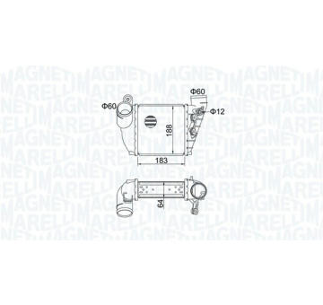 Chladič turba MAGNETI MARELLI 351319204740