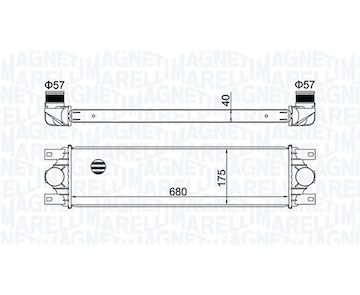 Chladič turba MAGNETI MARELLI 351319204780